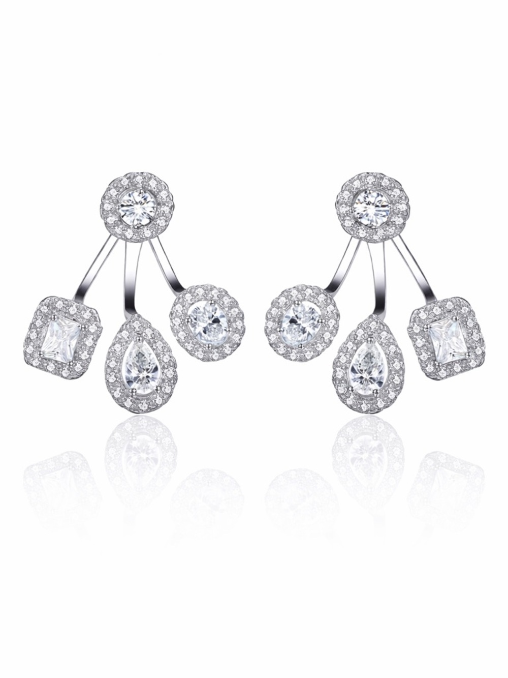 Swarovski Crystals The Barbada Earring - Picture 3 of 6